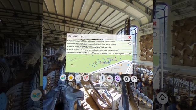 Oculus Go Virtual Reality Headset Wander App Traveling to Natural History Museum in Paris смотреть онлайн