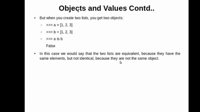 Objects and Values in Python смотреть онлайн