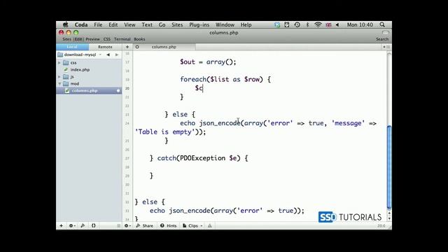 04: Get table columns смотреть онлайн