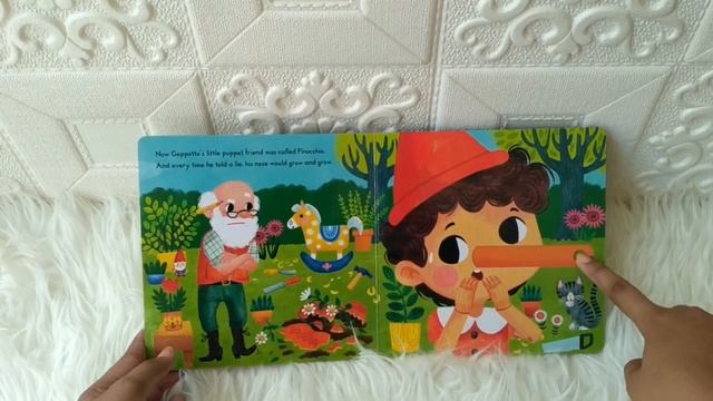 First Stories Pinocchio - Push Pull Slide Board Book смотреть онлайн