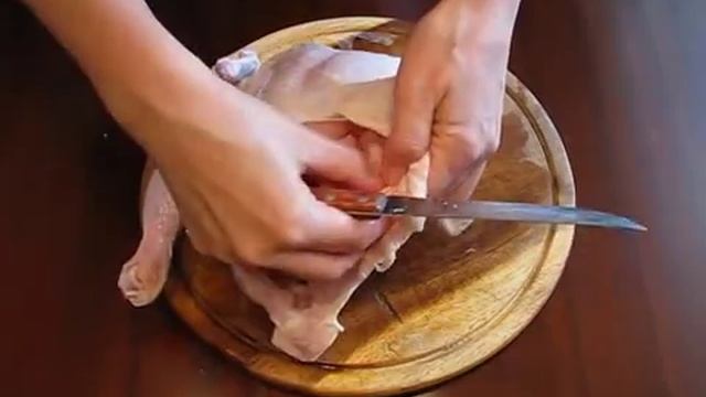 Как снять с курицы кожу смотреть онлайн