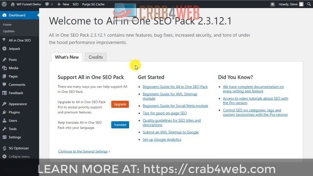 9 - Installing all in one SEO plugin in WordPress смотреть онлайн