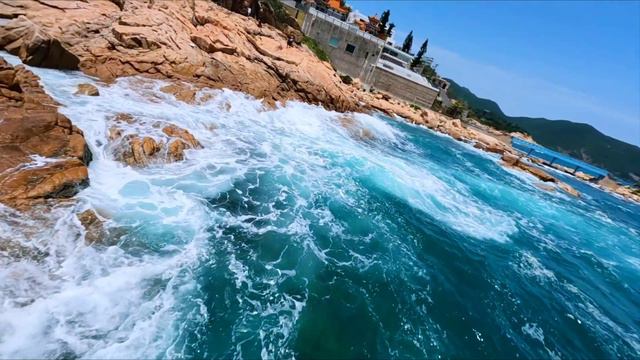 FPV drone coastal surfing | Shek O | iFlight Chimera 7 HD FPV ~ GoPro Hero 10 - slow-mo (120fps) 1 смотреть онлайн