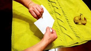 Связала пончо спицами. Подробное описание.