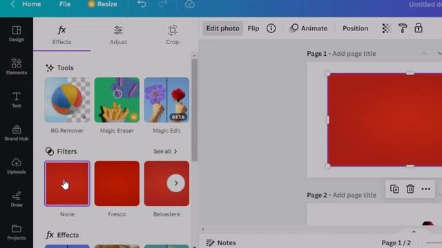 Outlined Transparent Text Effect In Canva | Canva Tutorial For Beginners | Design With Canva.