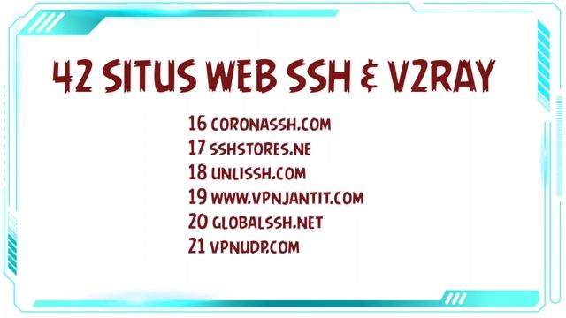 42 Situs Web Pembuat Akun Ssh & V2ray смотреть онлайн