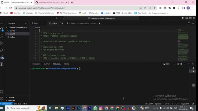 How to use cs50 library in VSCODE | Fix fatal error: cs50.h: No such file or directory | Elamedia смотреть онлайн