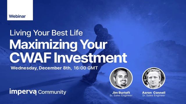 Webinar promo: Living your best life - Maximizing Value from your CWAF Investment смотреть онлайн