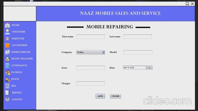 Mobile Shop Management System Project in java смотреть онлайн