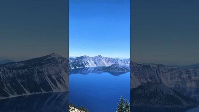 A gorgeous view of the huge blue lake | Blue Colour Nature | смотреть онлайн