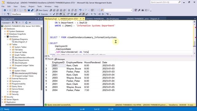 09. How do SQL VIEWS work in Microsoft SQL Server 2022? Complete Explanation with Codes. смотреть онлайн