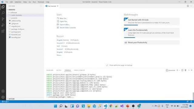 2. Angular Micro-Frontends - Project Setup смотреть онлайн