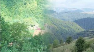 Румыния, по дороге в Карпаты, горы и водопады. Romania, the Carpathians