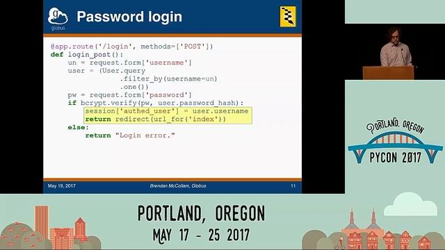 Brendan McCollam Web identity OAuth2 and OpenIDConnect PyCon 2017 смотреть онлайн