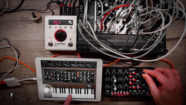 iPad / Eurorack ambient jam. Model D App, Teensy Midi Controller, Qu-bit chord v2, Eventide H9 смотреть онлайн