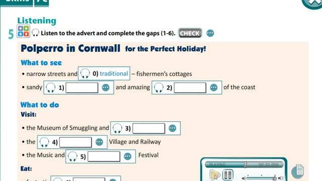 Excel 8 Module 7 Polperro in Cornwall p 81 смотреть онлайн