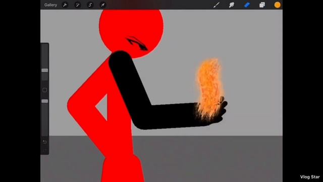 The soul of fire (Stick Nodes Pro) (Procreate) art 2 смотреть онлайн
