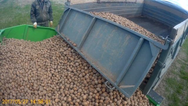 выгрузка картошки в сажалку смотреть онлайн