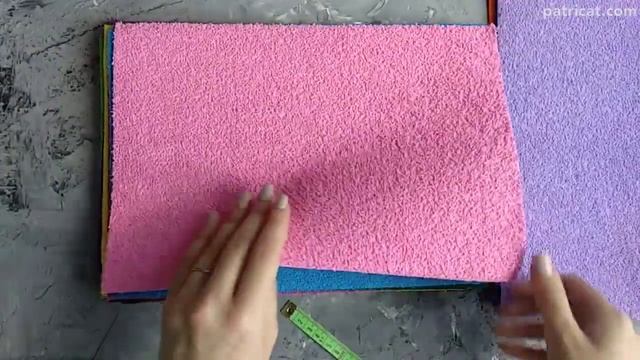 Плюшевый махровый текстурный фоамиран 20x30 см А4