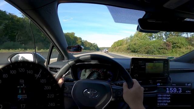 Toyota Corolla TS 2.0 Hybrid 2021 - POV Topspeed on Autobahn + 0-100, 100-150 смотреть онлайн
