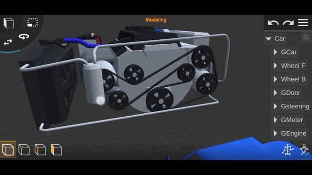 Car 3D Model For Animation | Low Poly Car Prisma 3D App. смотреть онлайн