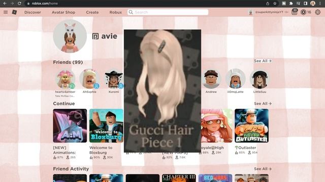 How To Get FREE Roblox Gucci Hair! ? смотреть онлайн