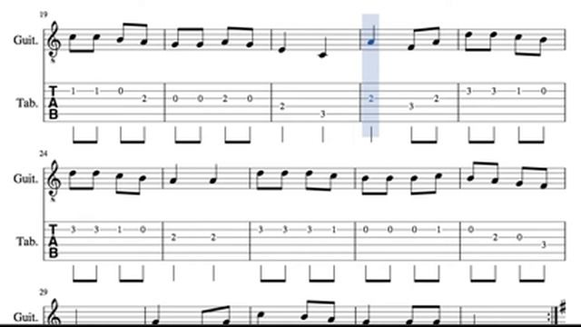 20 of 30 Popurri Mix Tab for Guitar Traditional Children Song Anton Pirulero Under a Buttom смотреть онлайн