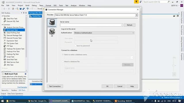 USE OF BULK INSERT TASK IN SSIS смотреть онлайн