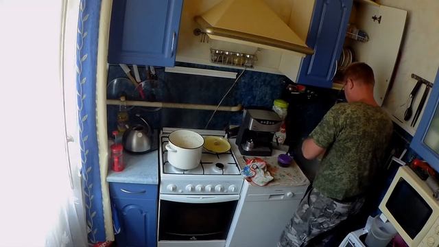 Приготовление каши для рыбалки. смотреть онлайн