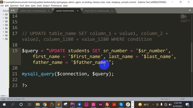 PHP/MYSQL CRUD (Update) Tutorial in Hindi/Urdu | PHP Web Development Course For Beginners смотреть онлайн