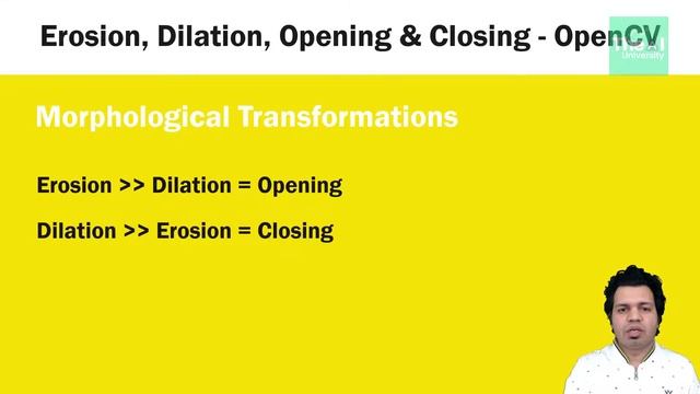 Morphological Transformation (Erosion Dilation Opening & Closing) OpenCV Operations смотреть онлайн
