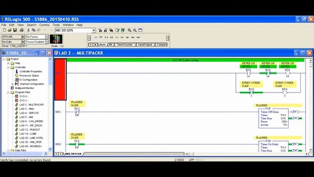 Downloading RsLogix RSS to an Allen Bradley Micrologix or SLC 500 PLC смотреть онлайн