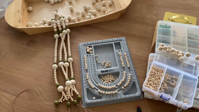 DIY Wooden Beaded Plant Hanger Tutorial смотреть онлайн
