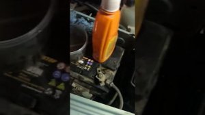 Чистка номера двигателя на Рено Логан