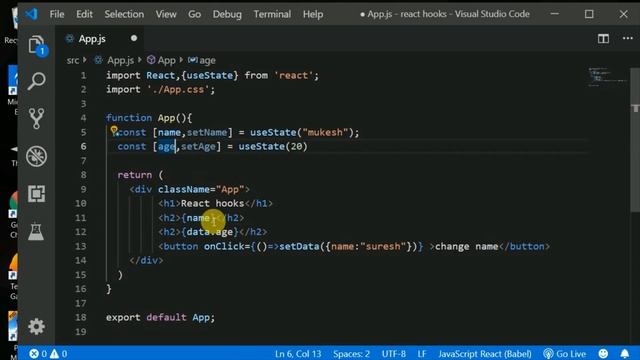 useState Hook in react js | React hooks tutorial | react tutorial js in hindi смотреть онлайн