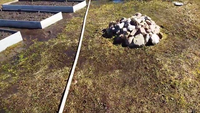 Делаю весну. Откачиваю колодец дренажным насосом Вихрь. смотреть онлайн