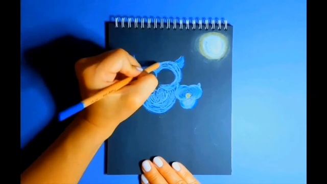 ???Рисуем совушек на ночном небе??? Милые совы смотреть онлайн