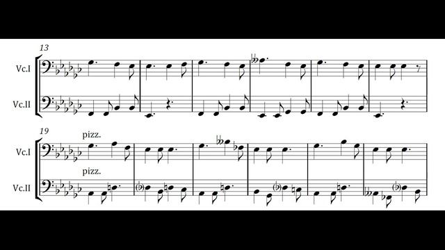 Виктор Бобраков - Четыре дуэта для двух виолончелей (2011) - №1, es-moll смотреть онлайн