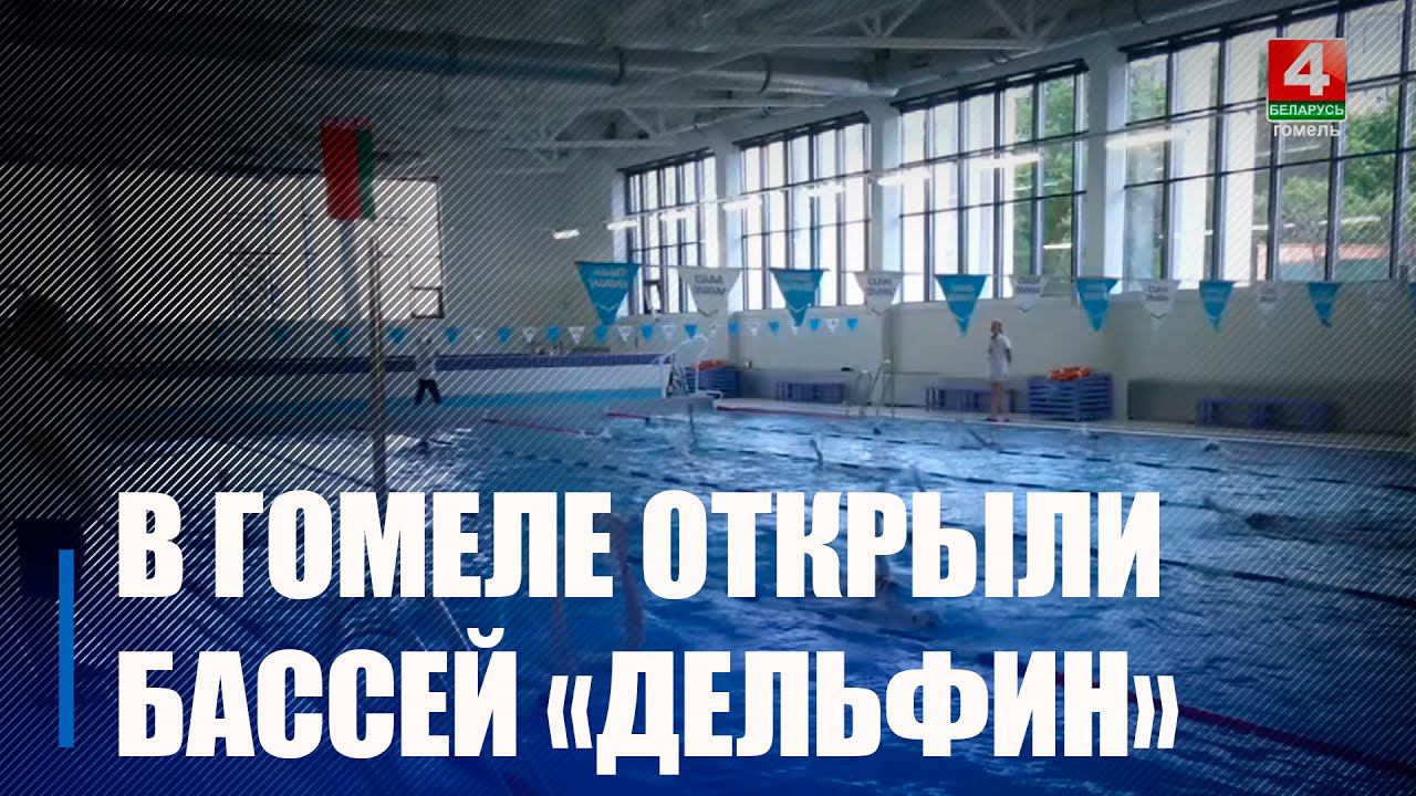 В Советском районе Гомеля ко Дню Победы открыли бассейн «Дельфин» смотреть онлайн