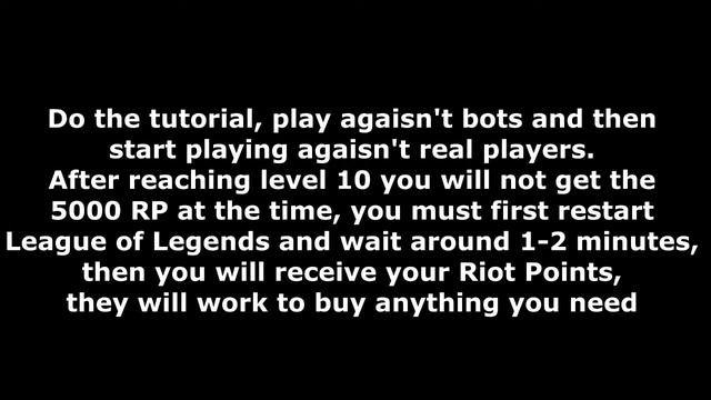 Free 5000 RP ~ League of Legends (LEGIT - 20/11/2013) смотреть онлайн