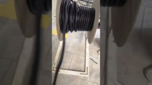 Затягивание кабеля в гофру бухта и по 100метров