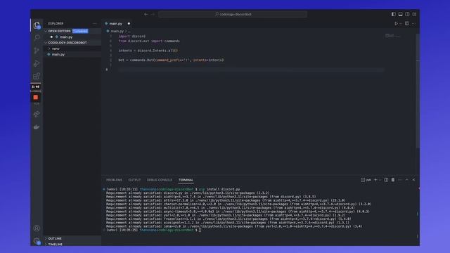 Building a Discord Bot in Python смотреть онлайн