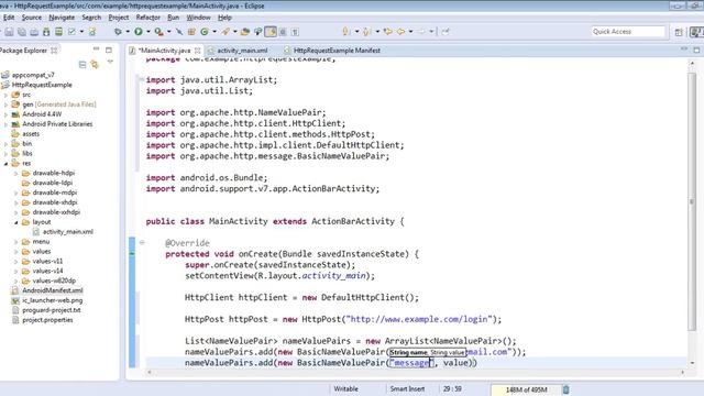 How to make HTTP Requests in android application смотреть онлайн