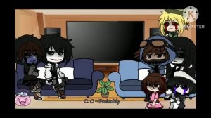 CREEPYPASTA reacts to AFTON FAMILY . {1/??} . FNaF #fnaf