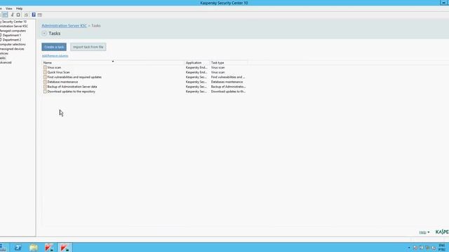 Como automatizar a tarefa de update no Kaspersky Security Center смотреть онлайн