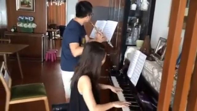 Beauty and the beast flute and piano смотреть онлайн