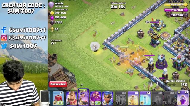 Win Challenge 1 Win = 1 Gold Pass Giveaway - Clash of clans - OC смотреть онлайн