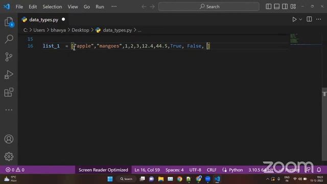 Python Training | Learn Full PYTHON Course for Beginners | Python Course Day 3 | English batch смотреть онлайн