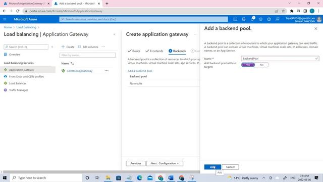 How to Deploy Azure Application Gateway? || what are Backend pools?|| Adding routing rule||Azure смотреть онлайн