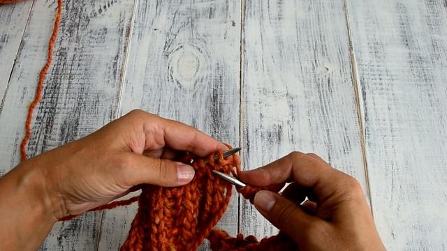 Шапка-ушанка английской резинкой. Свяжете за вечер! Подробный МК. смотреть онлайн